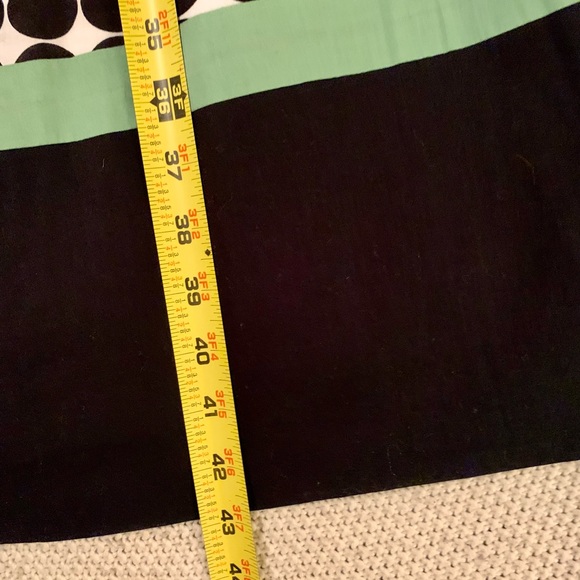 Black and white polkadot sleeveless swing dress - Picture 7 of 14